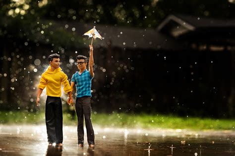 Walking In The Rain Gay Ken Fine Art Photograph Etsy