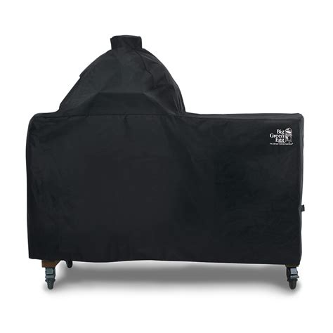 Big Green Egg cover for Large Egg in Acacia Table - BBQs Plus