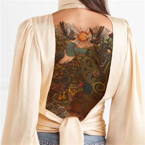 Cargen 4 Sheets Cool Full Back Dragon Temporary Tattoo Body Art