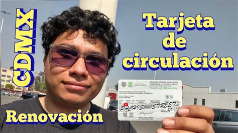 Como tramitar la renovación de la tarjeta de circulación de la CDMX