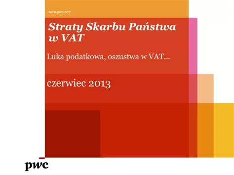 Ppt Straty Skarbu Pa Stwa W Vat Powerpoint Presentation Free