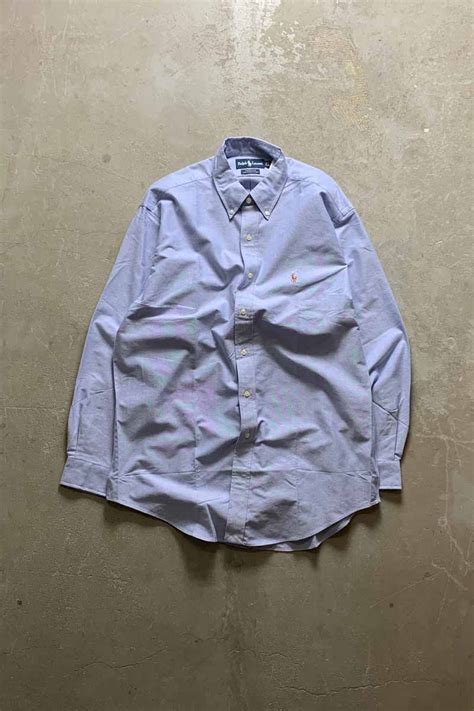 楽天市場中古RALPH LAUREN ラルフローレン 90 S L S B D COTTON OXFORD YARMOUTH