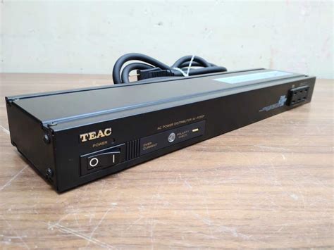 【目立った傷や汚れなし】teac ティアック 電源タップ Av P255p Ac Power Distributor 動作確認済み美品 の落札