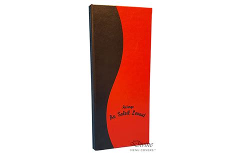 Two Tone Divine Menu Covers