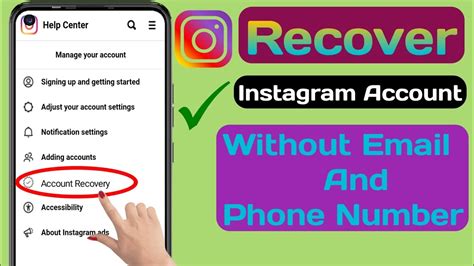 How To Recover Instagram Account Without Email And Phone Number 2024