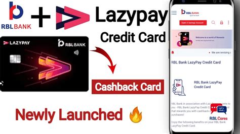 Lazypay Credit Card Launched Lazypay Credit Cashback Card YouTube