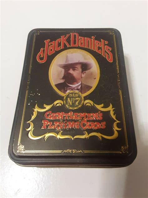 Jack Daniels Vintage Old No Gentlemens Playing Cards Double Deck