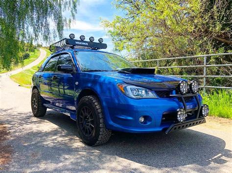 2007 Lifted Off Road Blue Subaru Impreza Wrx Wagon Ig Steerawker Wrx Wagon Subaru Impreza