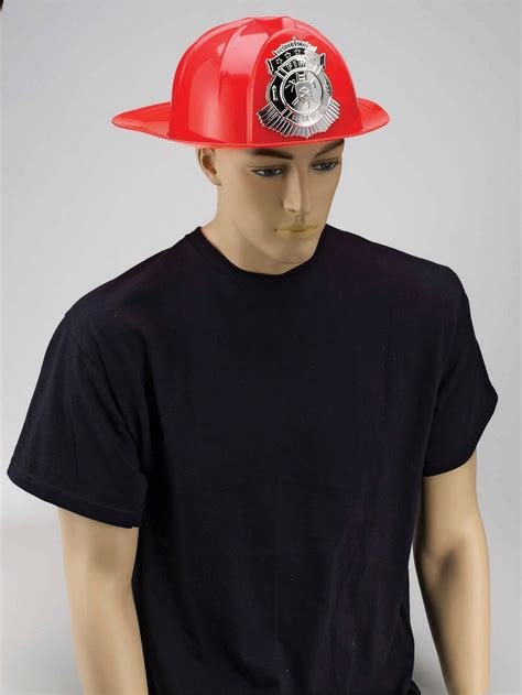 Red Firefighter Helmet — Costume Super Center