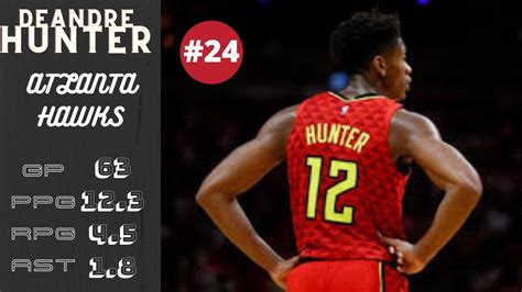 24 DeAndre Hunter Atlanta Hawks NBA Top 25 Small Forwards 2020 2021