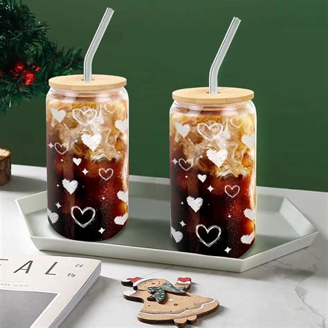 Glass Cups With Lids And Straws - Buy Glass Cups With Lids And Straws ...