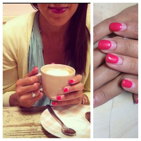 5 weeks grow out...and the gel is still chip free #gelnails #stalbert