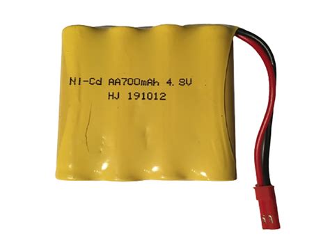 Аккумулятор Ni-Cd 4.8V 700 mAh (разъем JST) - NICD-48F-700-JST купить в ...