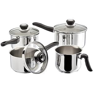 Judge Vista Draining Stainless Steel Large Saucepan With Pouring Lip