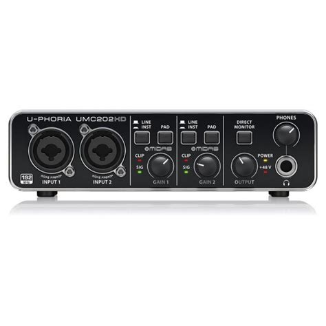 Аудиоинтерфейс USB Behringer UMC202HD купить в Минске, цена