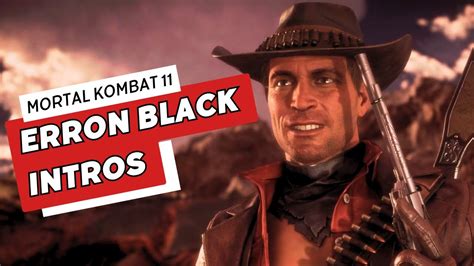 Erron Black S Intros With Outworld Kombatants MK11 Conversation