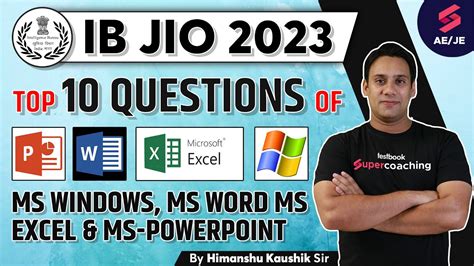 Ib Jio Computer Science Question Paper Ib Jio Previous Year Questions