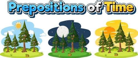 Preposition Of Time Vector Art, Icons, and Graphics for Free Download