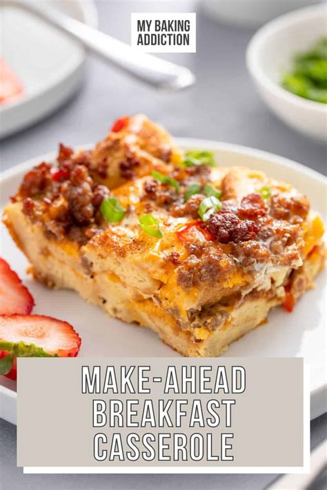 Make-Ahead Breakfast Casserole - My Baking Addiction