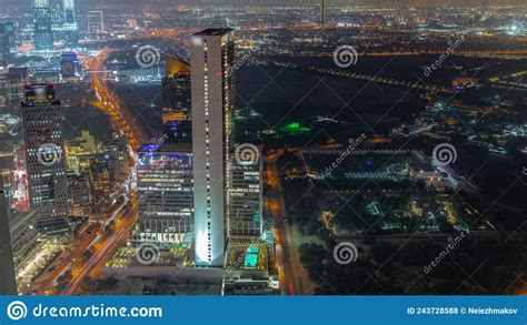 Skyscrapers and Other Buildings Near the Dubai World Trade Center ...