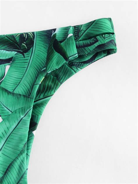 Jungle Print Bikini Set SheIn Sheinside