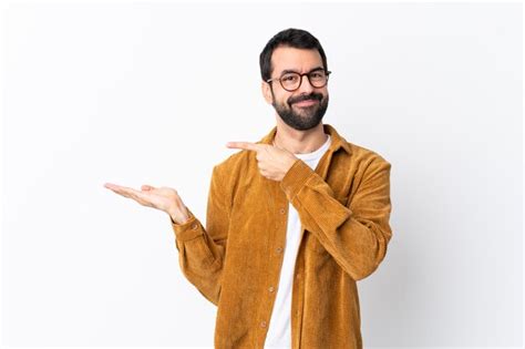 Premium Photo Man With Glasses And Yellow Shirt