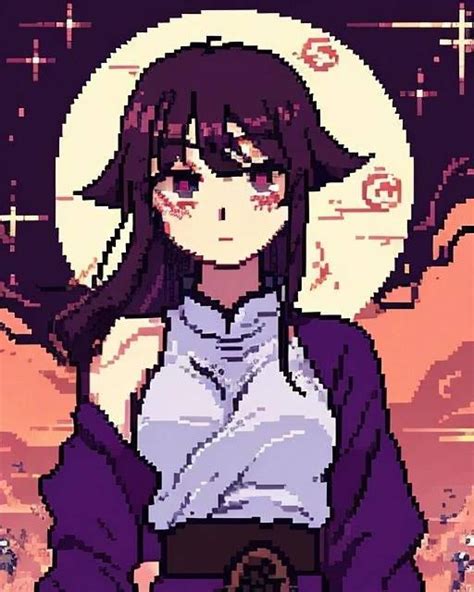 Ai anime pixel art generated by Razenyka on DeviantArt