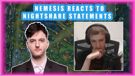 Nemesis Reacts To Fnatic Coach Nightshare Putting His Players On Blast