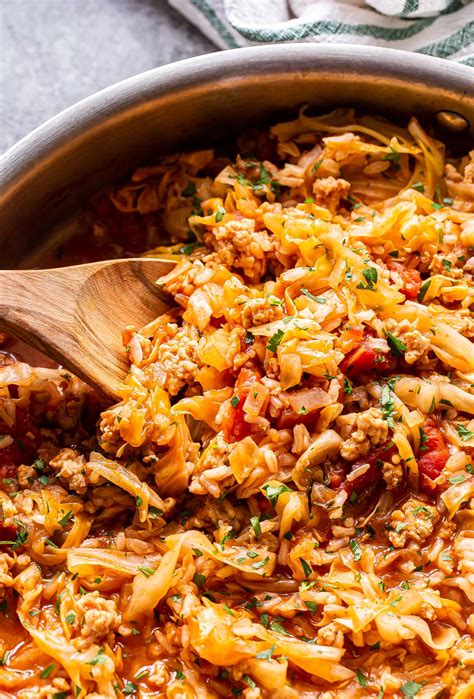 Unstuffed Cabbage Rolls Skillet Recipe Runner