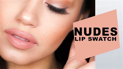 Nude Lipstick Swatch Maybelline Inti Matte Nude Lipsticks Lookbook Eman Youtube