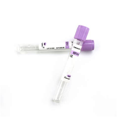 Siny Medical Sterile Blood Collection Edta Tube Whole Blood Tube