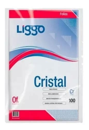 Folios Oficio Liggo Cristal Bord Blanco Polip Mic Paq X En Venta