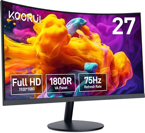 Sceptre Curved 27 Fhd 1080p 75hz Led Monitor Hdmi Vga