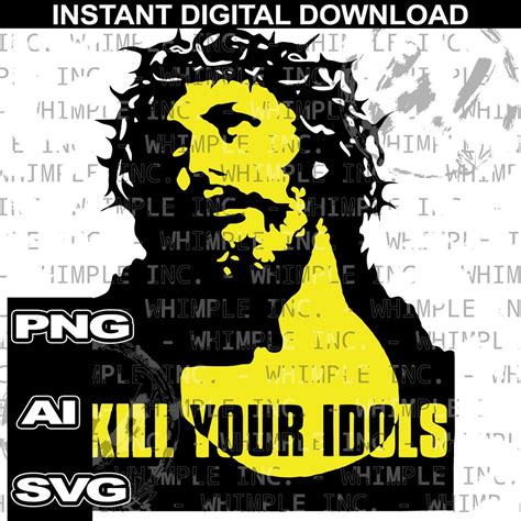 Kill Your Idols Svg Rock T Shirts Axl Rose Guns N Roses T Shirt Pod Digital Download Retro