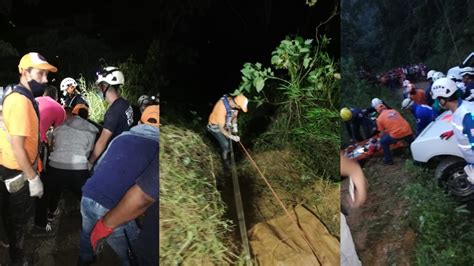 Una mujer perdió la vida al rodar por un abismo en un campero en el Tolima