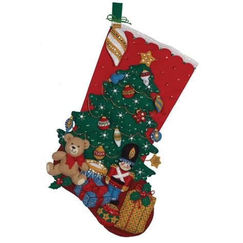 Bucilla Seasonal Felt Stocking Kits Under The Tree