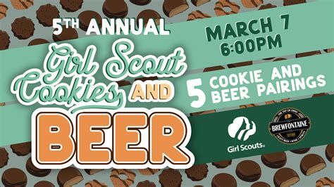 Th Annual Girl Scout Cookie Beer Pairing Downtown Bellefontaine