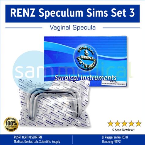 Jual Renz Speculum Sims Vaginal Set 3 Vaginal Specula Di Lapak Sam