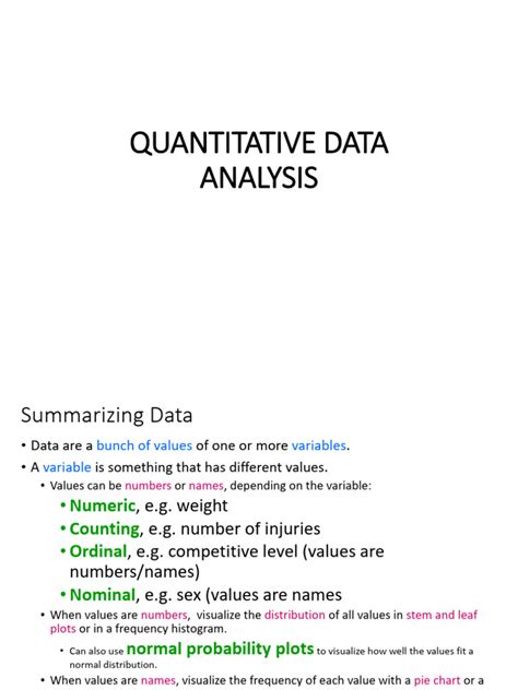 Quantitative Analysis Pdf