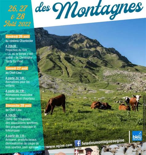 Fête des Montagnes à Ugine Pays d Albertville