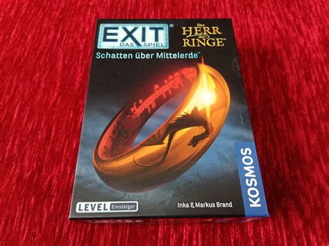 Spiele Test Exit Das Spiel Schatten über Mittelerde Ein