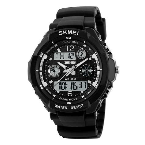 Детские наручные часы Skmei 1060 черные с серыми стрелками – купить ...