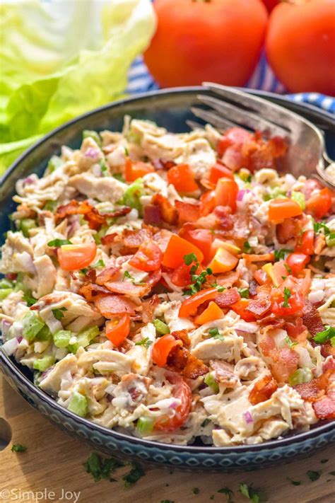 Blt Chicken Salad Simple Joy