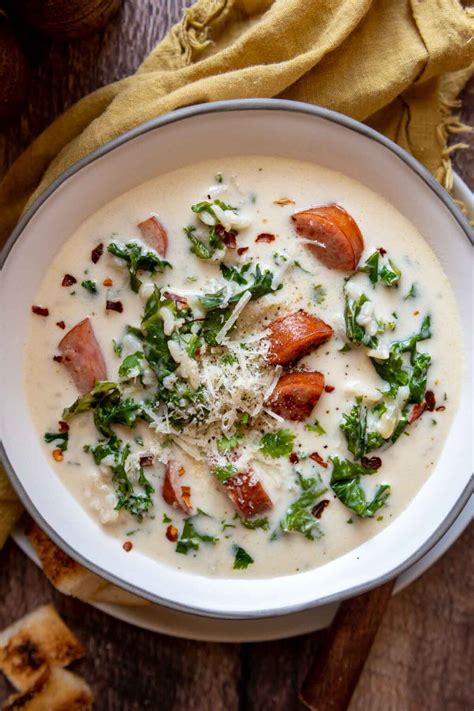 Quick Kale Soup with Sausage (Thick & Creamy) - Best Recipe!