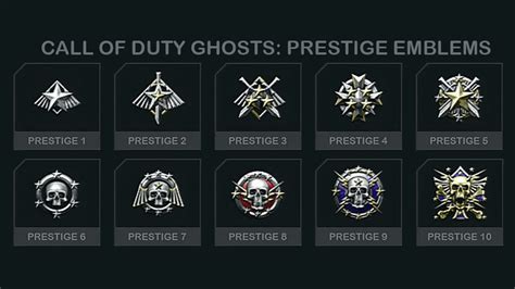 Ghost Prestige Emblems Adept Gaming