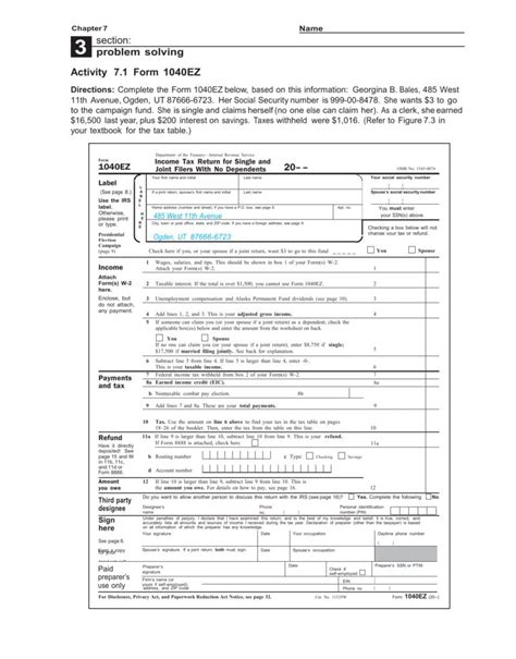 Chapter Federal Income Tax Worksheet Answers Db Excel