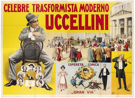Celebre Transformista Moderno Uccellini Poster - Quicker than the Eye