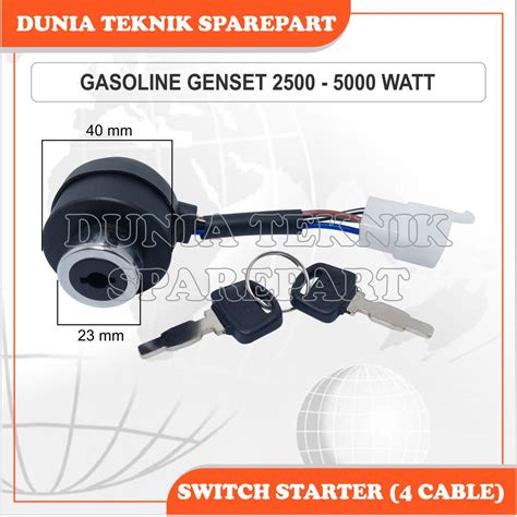 Jual Kunci Kontak Kabel Switch Starter Genset Bensin