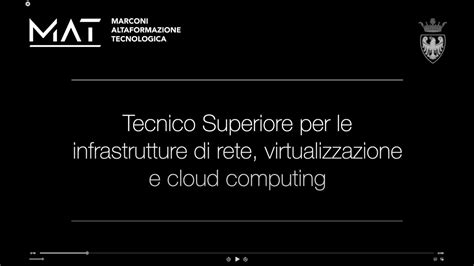 Mat Tecnico Superiore Per Le Infrastrutture Di Rete Di