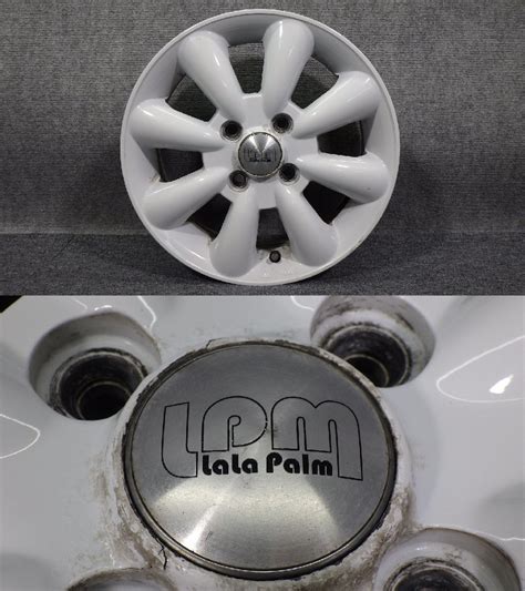 96 社外 アルミホイール HOT STUFF LaLa Palm 14インチ 4穴 PCD100 4 5J 4本セット 1台分 ホットスタッフ ララパーム 社外品 売買されたオークション